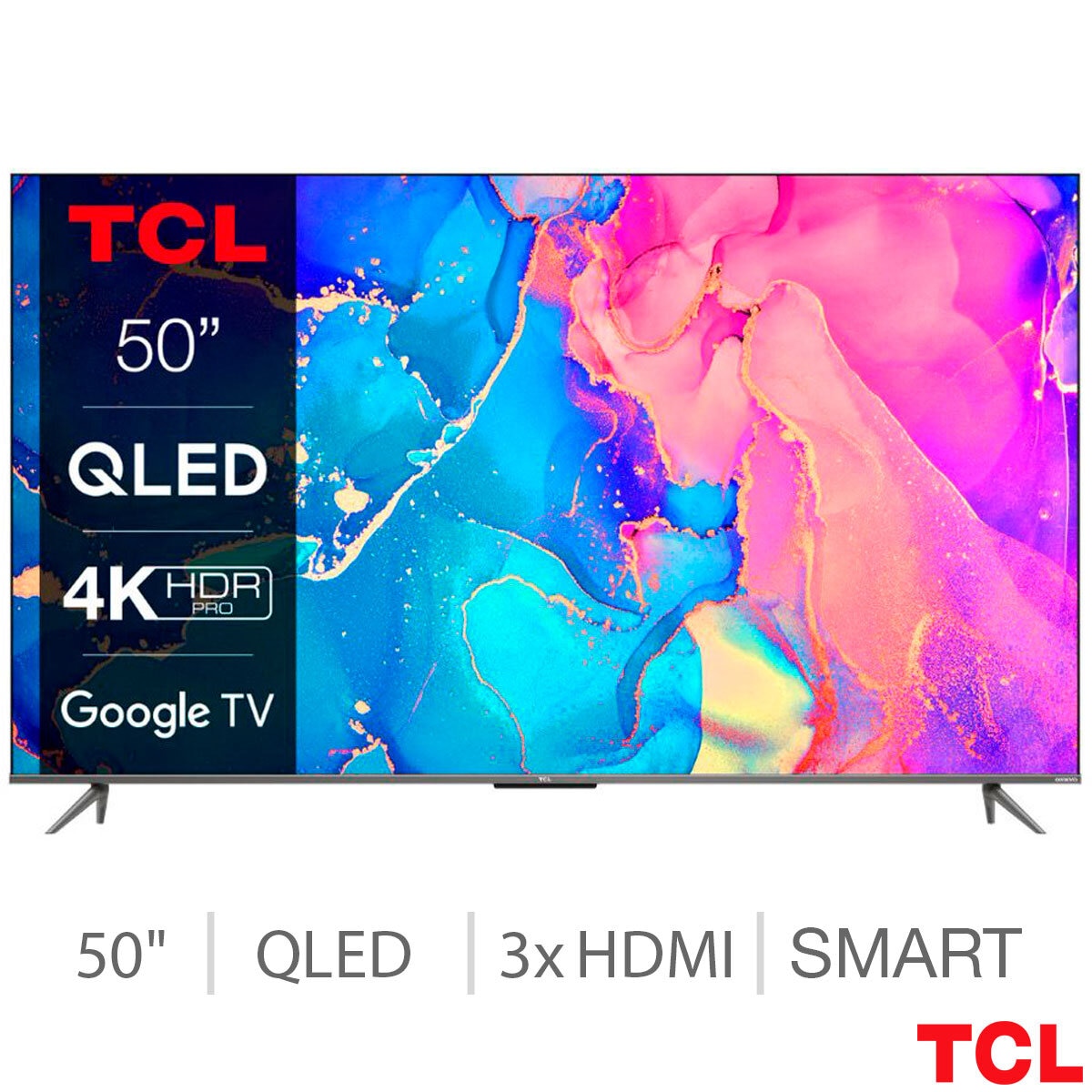 TCL 50C635K 50 Inch QLED 4K HD Smart TV Costco UK