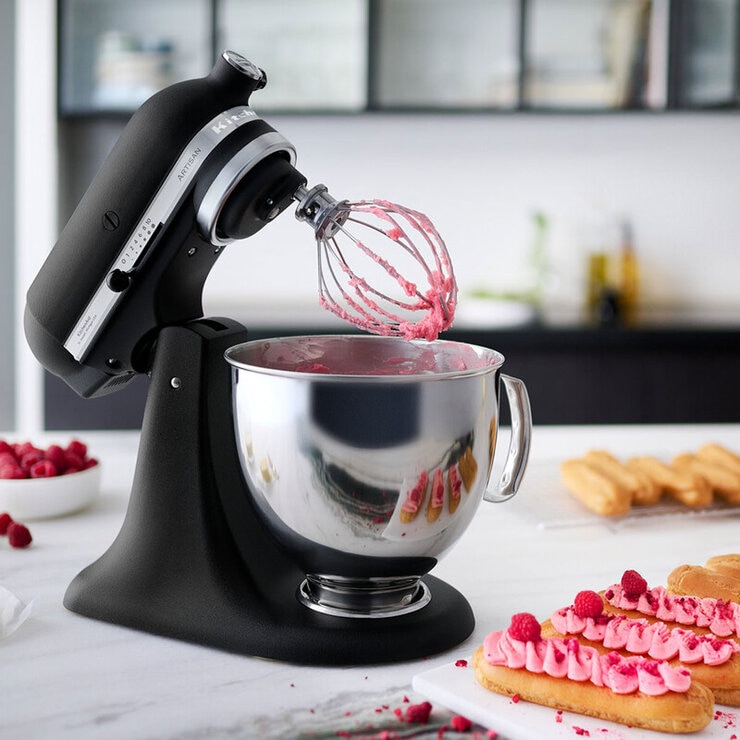 KitchenAid Artisan Stand Mixer 4.8L in Black SM175, 5KSM175PSBBK