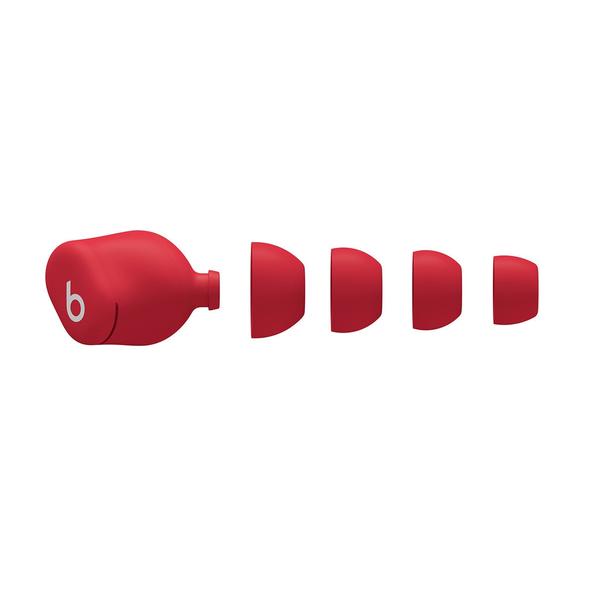 Beats Solo Buds True Wireless Earbuds in Transparent Red, MUW03ZM/A