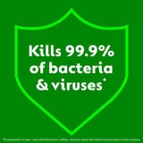 Kills 99.9% of Bacteria & Viruses