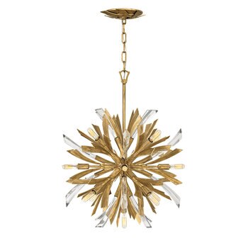 Quintiesse Fredrick Raymond by Hinkley 13 Light Vida Pendant in Burnished Gold Model - QN-VIDA-13P-S