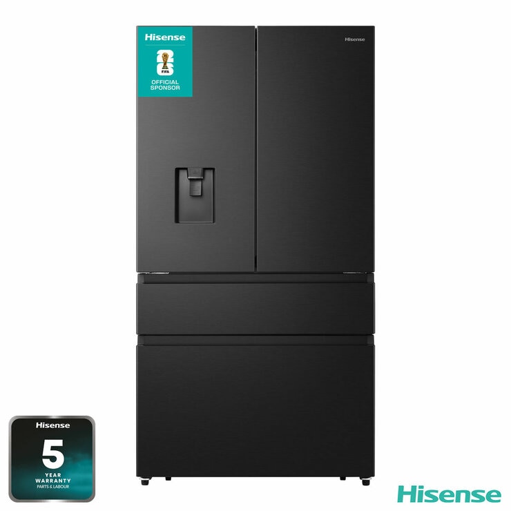 Hisense RF749N4SWFE, Multidoor Fridge Freezer E Rating in Black Hisense RF749N4SWFE, Multidoor Fridge Freezer E Rating in Black