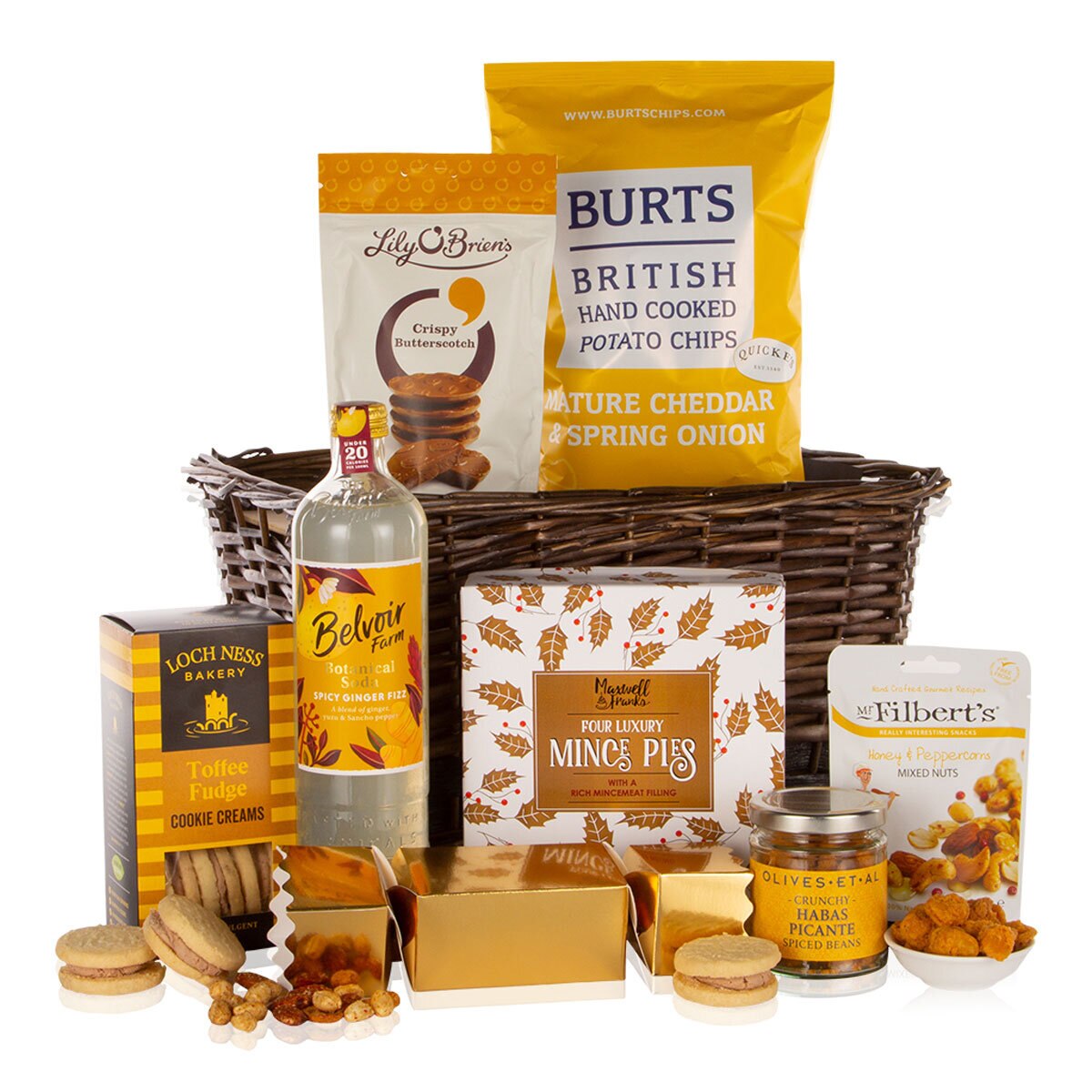 The Alcohol Free Treats Christmas Gift Basket 