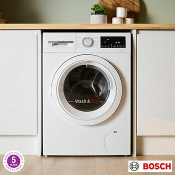 Bosch WNA144V9GB Series 4 9/5kg Washer Dryer, E Rated in White