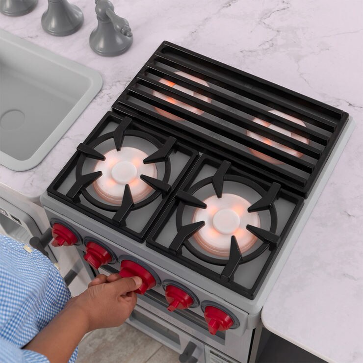 KidKraft Chef's Cook 'N' Create Island Kitchen With EZ Kraft Assembly