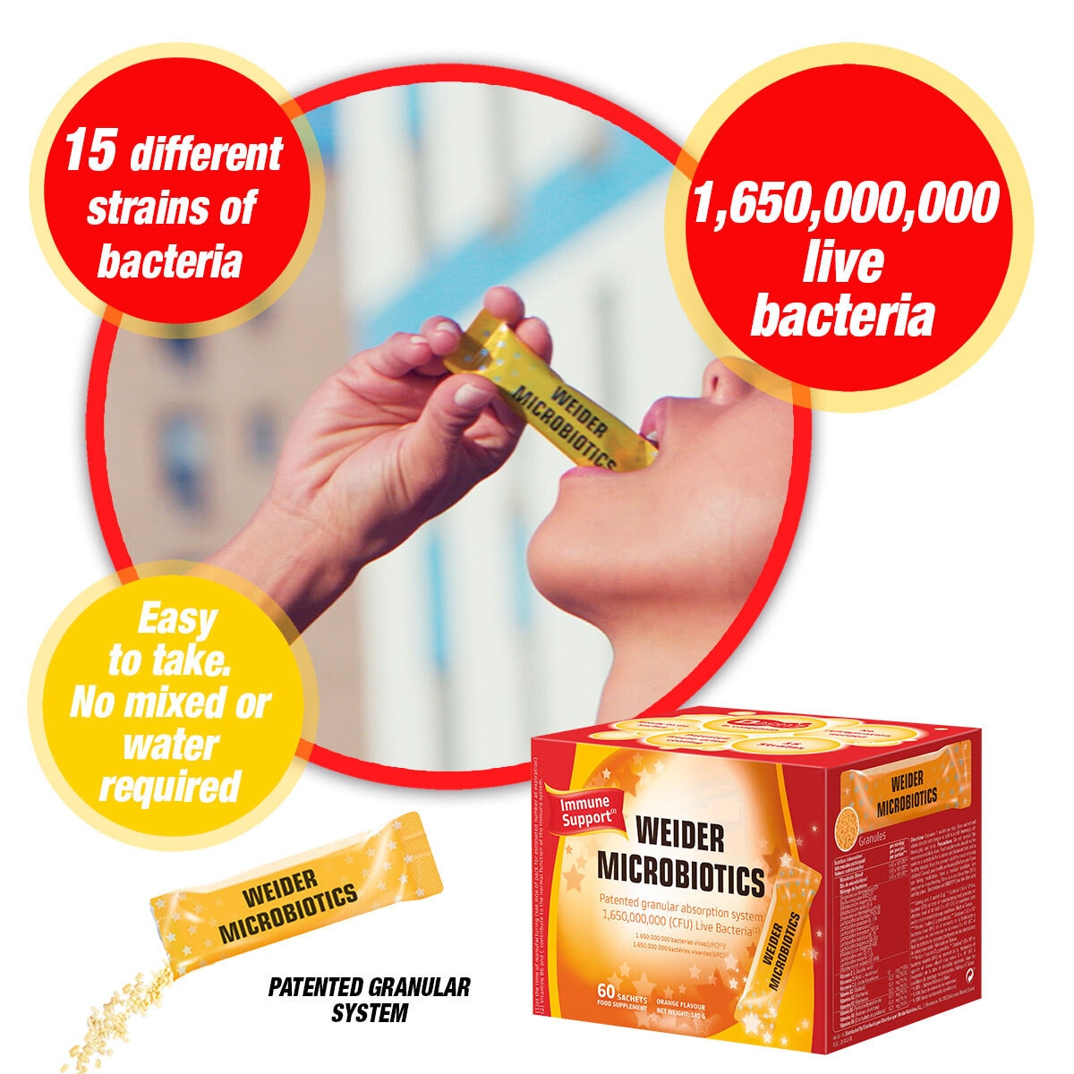 Weider Microbiotics, 60 Sachets