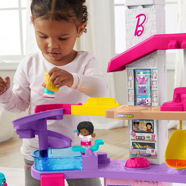 Buy Barbie Dreamhouse Little People Lifestyle Image at Costco.co.uk