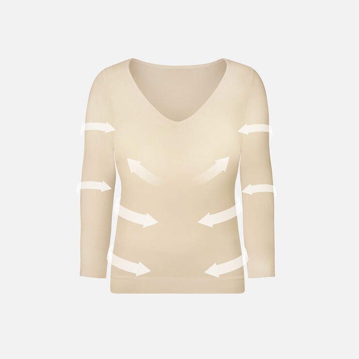 EvenLina long-sleeved shaping compression T-shirt