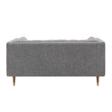 Isla Grey Fabric Large 2 Seater Sofa