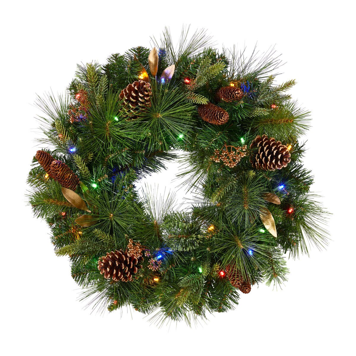 Mixed Greenery Wreath lifestyle image