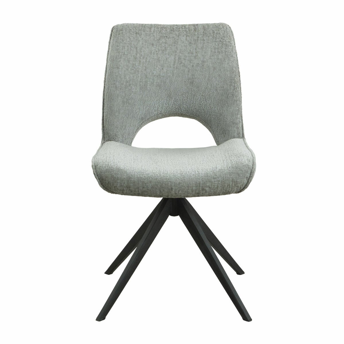 Jordan Ceramic Extending Dining Table + 6 Grey Chairs, Seats 6-8