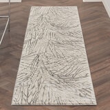 Rustic Textures Ivory & Grey Runner Rug