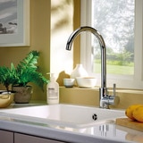 Lifestyle image of tap in kitchen setting