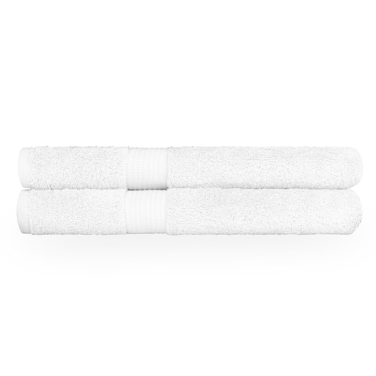 Cleopatra 100 Egyptian Cotton Bath Sheet 2 Pack, White
