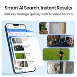 Reolink 4K 180° Battery Wi-Fi Floodlight Security Camera with 64GB SD Card