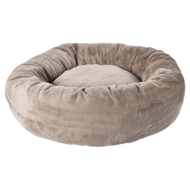 Mighty Paws Oval Faux Fur Pet Bed, 75cm x 24cm, in Natural Mighty Paws Oval Faux Fur Pet Bed, 75cm x 24cm, in Natural