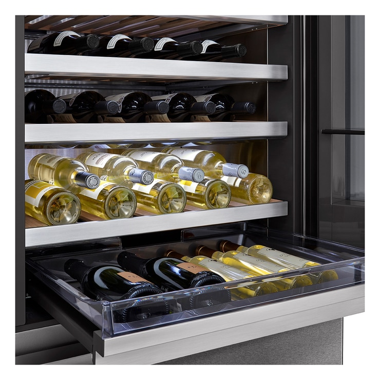 LG Signature LSR200W, 65 Bottle Freestanding, InstaView™ Wine Cooler in