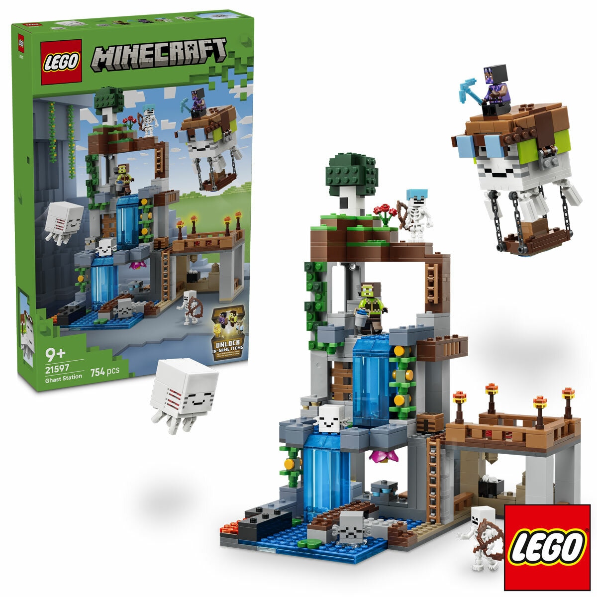 LEGO Minecraft Ghast Station - Model 21597 (9+ Years) LEGO Minecraft Ghast Station - Model 21597 (9+ Years)