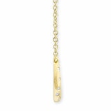 0.15ctw Round Brilliant Cut Diamond Circle Necklace, 14ct Yellow Gold