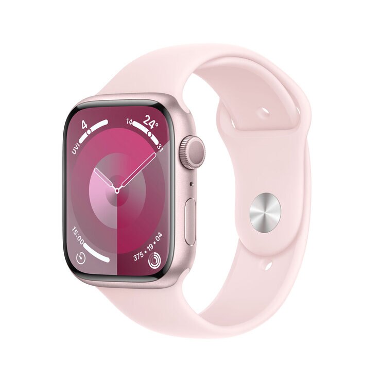 Apple Watch Series 9 GPS 45mm Pink Aluminium Case with L