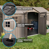 Resistent features of Lifetime 15ft x ft garden shed
