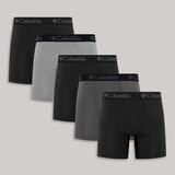Columbia Men's Performance Stretch Boxer Briefs, 5 Pack