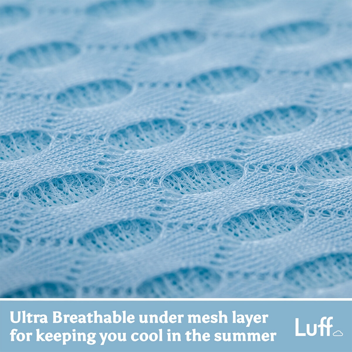 Luff Prestige Bamboo Memory Foam Mattress Topper in 4 Sizes