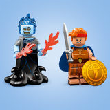 Hades and Hercules Lego Disney minifigures close up