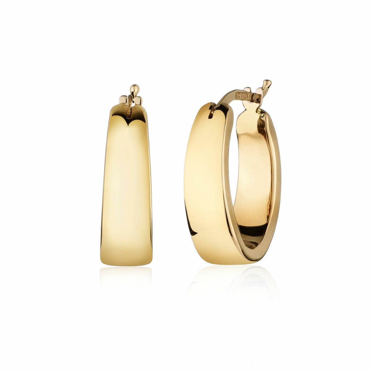14ct Yellow Gold Hoop Earrings 14ct Yellow Gold Hoop Earrings
