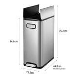 EKO Ecofly 30L Stainless Steel Bin