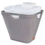 Neatfreak Metal Frame Portable Laundry Basket, 2 Pack in Grey