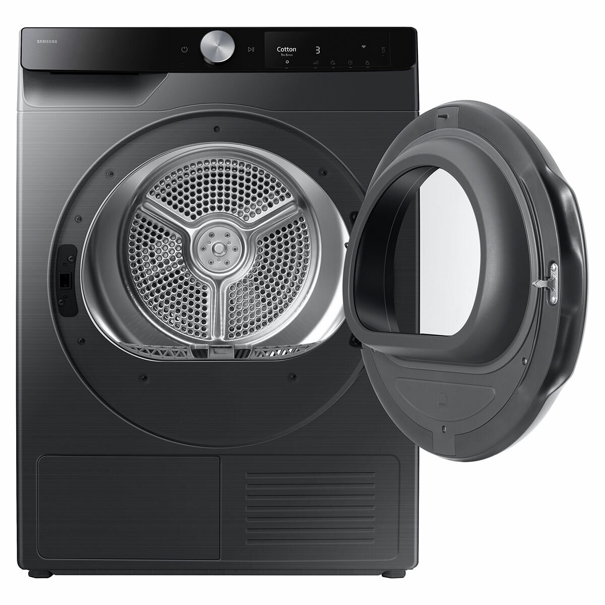 Samsung Series 7 AI Energy DV90T6240LB/S1 9KG Smart Heat Pump Tumble Dryer, A+++ Rated in Black