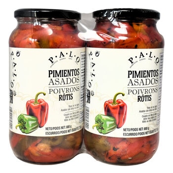 Palo Pimientos Roasted Peppers, 2 x 880g