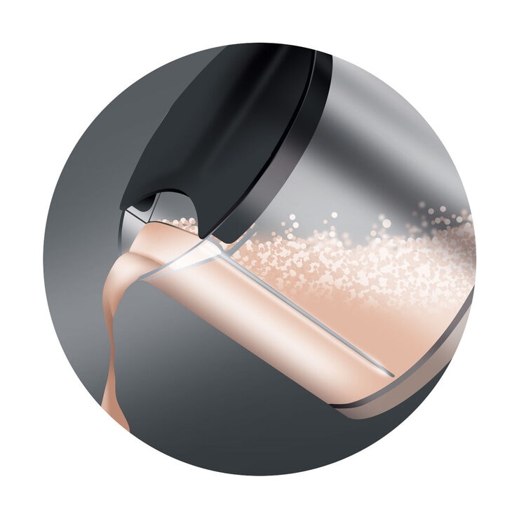 Description of Braun Spin Juicer foam separation