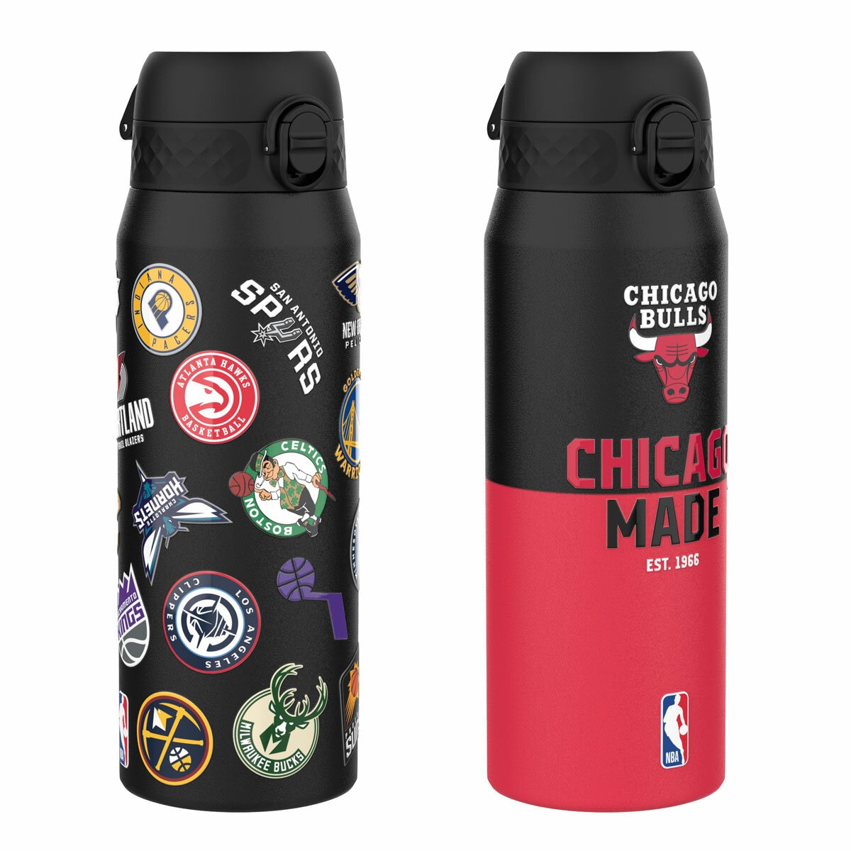Ion8 NBA Insulated Steel Water Bottle 750ml, 2 Pack in 4 Sets