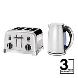 Front Profile of Cuisinart Kettle and Toaster set