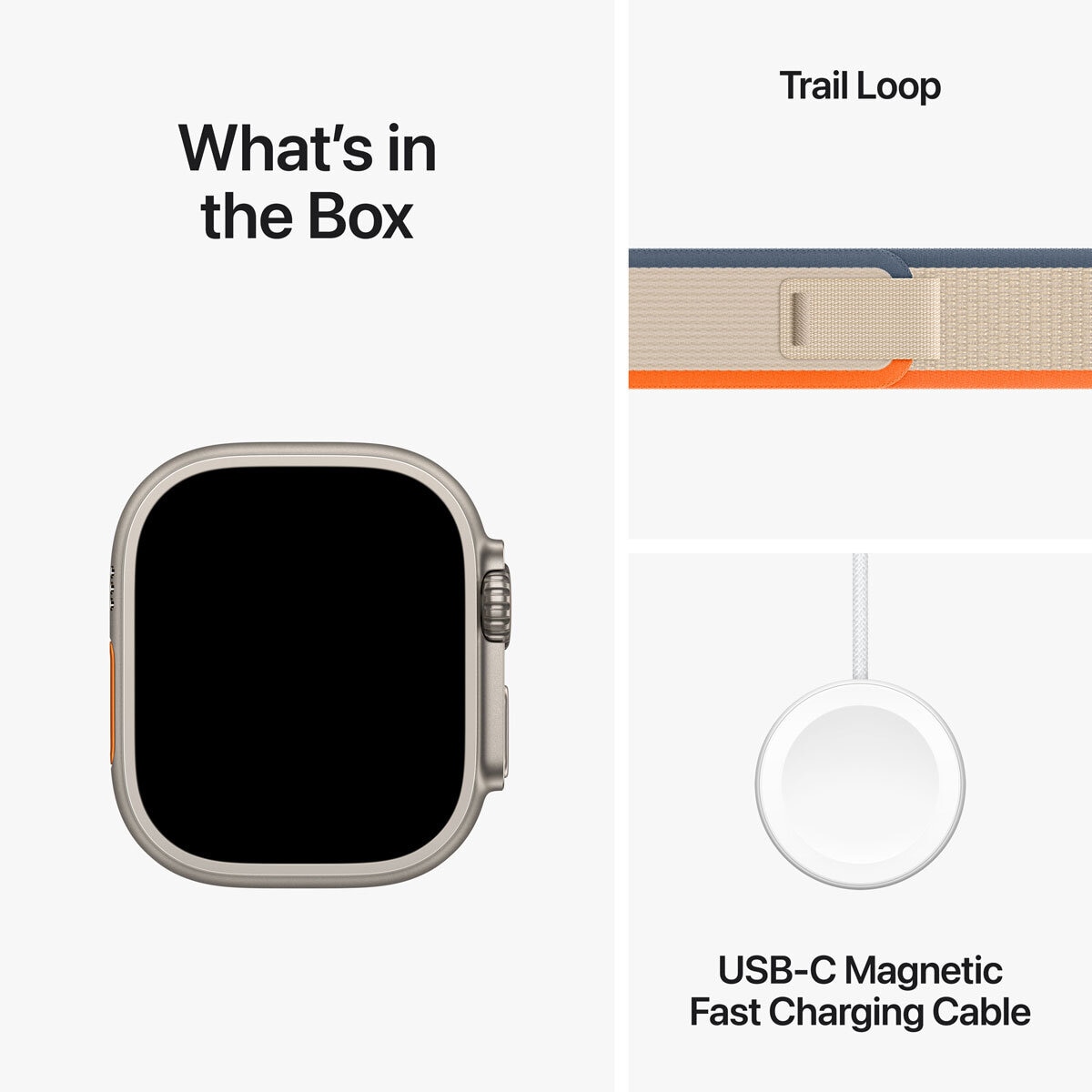 Buy Apple Watch Ultra GPS + Cellular, 49mm Titanium Case with Orange/Beige Trail Loop at costco.co.uk