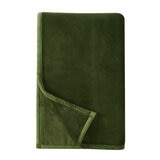 Coco Plush Throw in Green, 152 x 177 cm Coco Plush Throw in Green, 152 x 177 cm