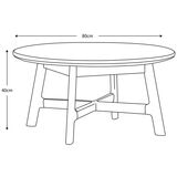 Gallery Barcelona White Marble Top Coffee Table