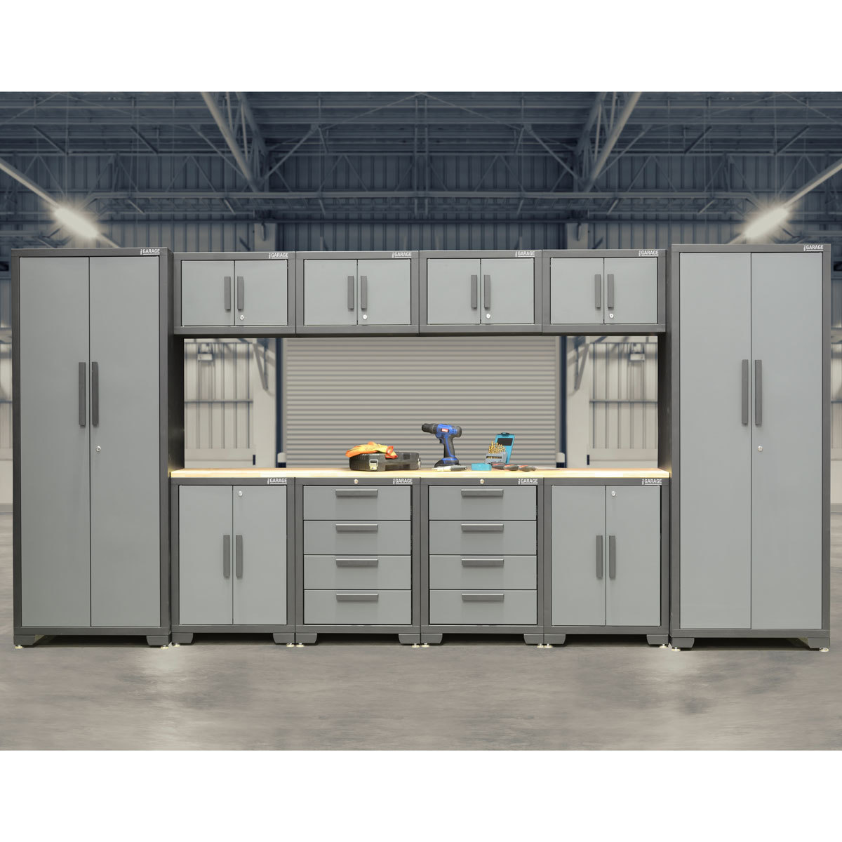 Front facing lifestyle image of unit in warehouse setting