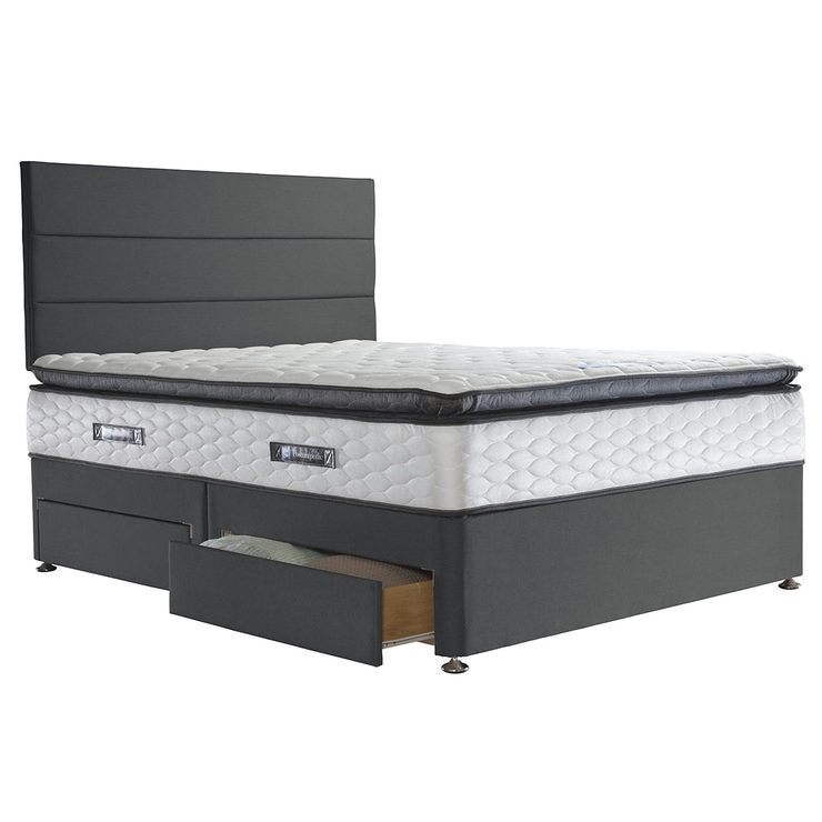 Sealy Kingston Charcoal Fabric Headboard, Single Costco UK