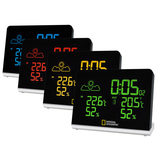 National geographic weather station in multiple colours