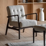 Gallery Humber Natural Faux Sheepskin Armchair Gallery Humber Natural Faux Sheepskin Armchair