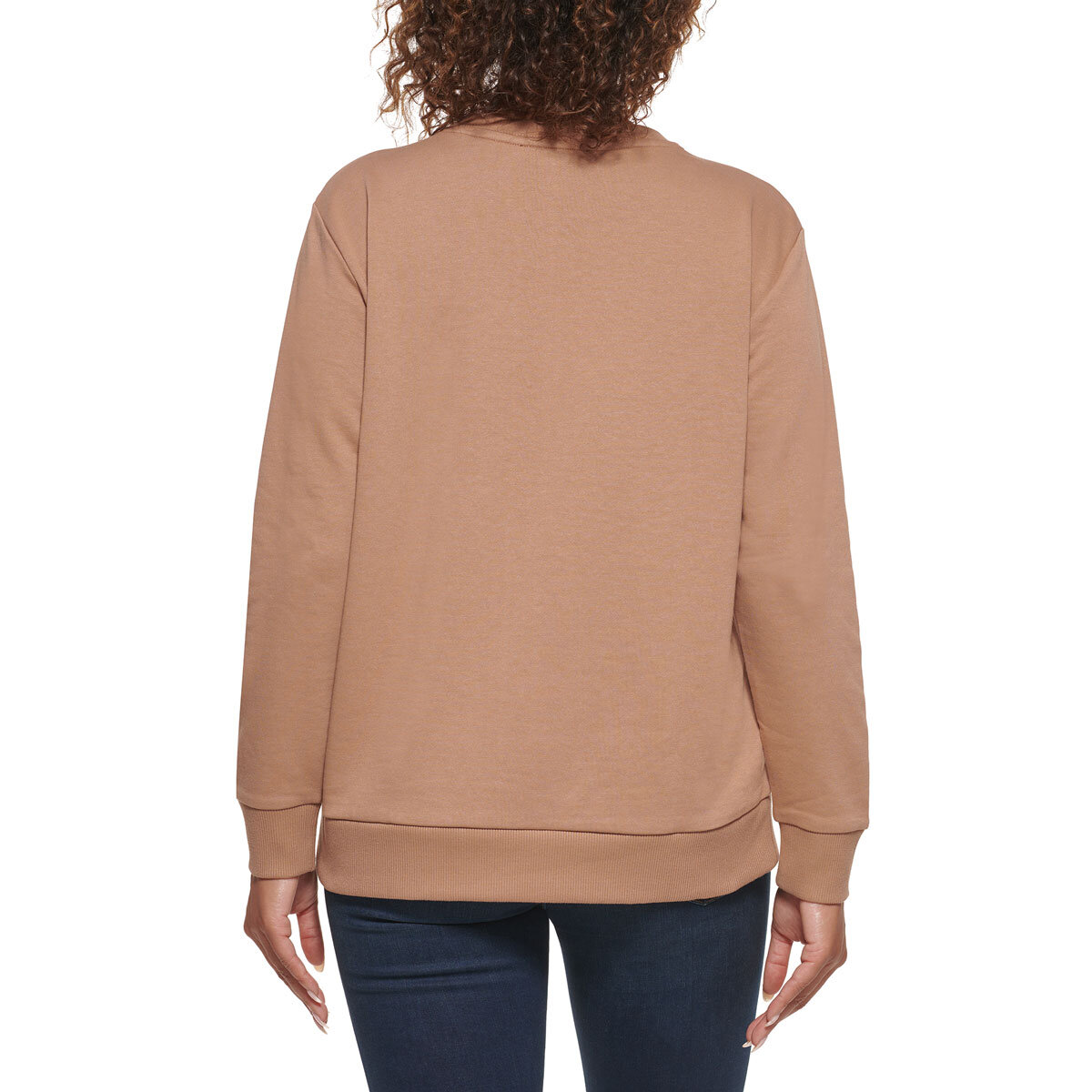 DKNY Women s Sequin Sweatshirt in Mocha Costco UK