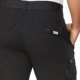 Back image of black shorts pocket detail