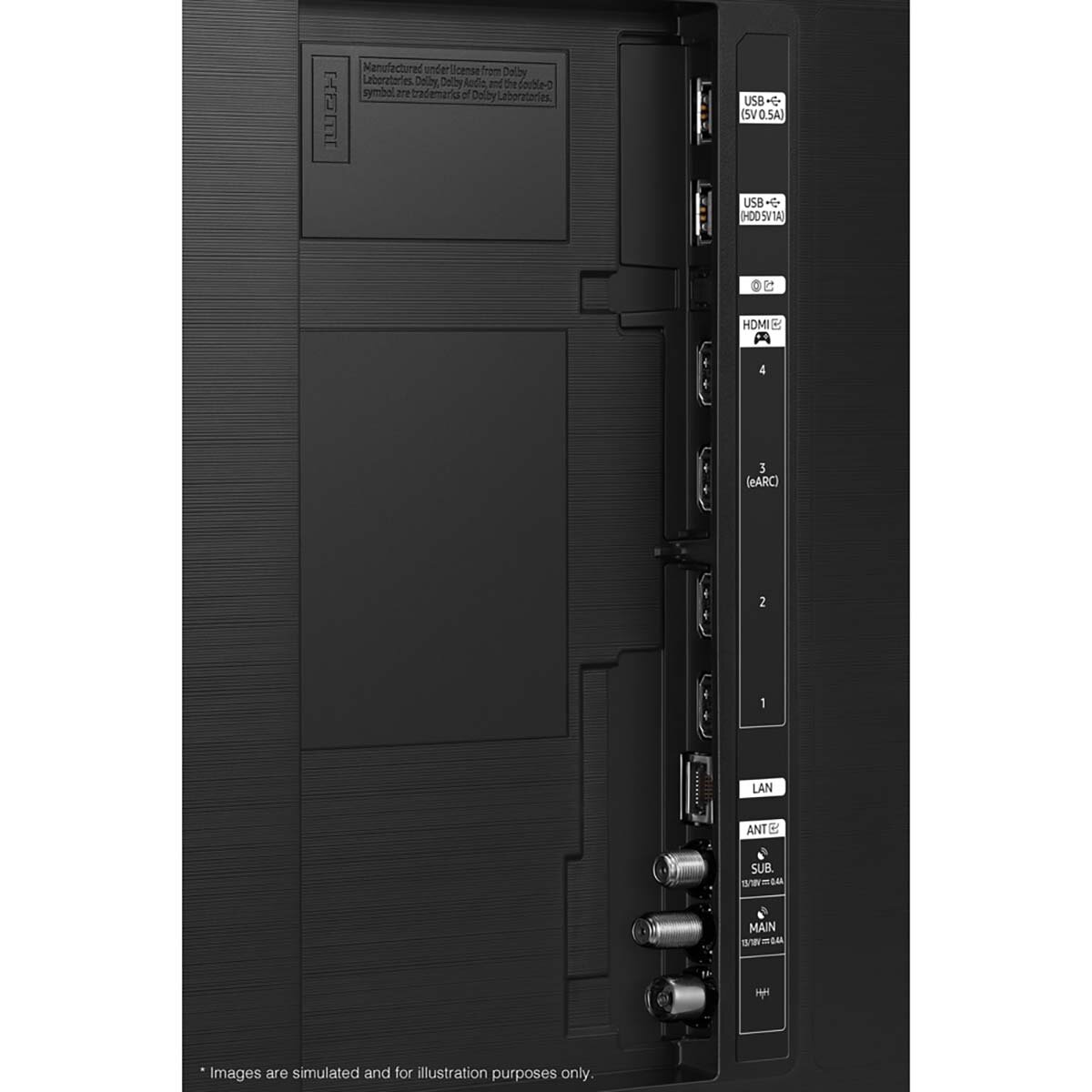 Port / back SAMSUNG QE55QN93DATXXU