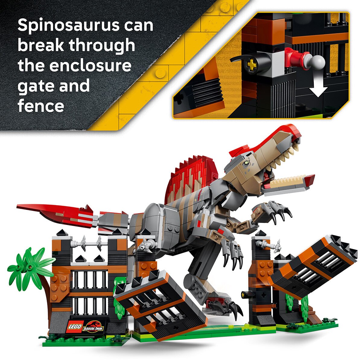 LEGO Jurassic World Spinosaurus Dinosaur Escape - Model 77982 (9+ Years) LEGO Jurassic World Spinosaurus Dinosaur Escape - Model 77982 (9+ Years)