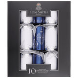 Buy Tom Smith Swarovski Crackers in Red or Silver Pack of 10 Included Image at Costco.co.uk