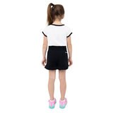 Skechers Kids Tee & Short 3 Piece Set in White
