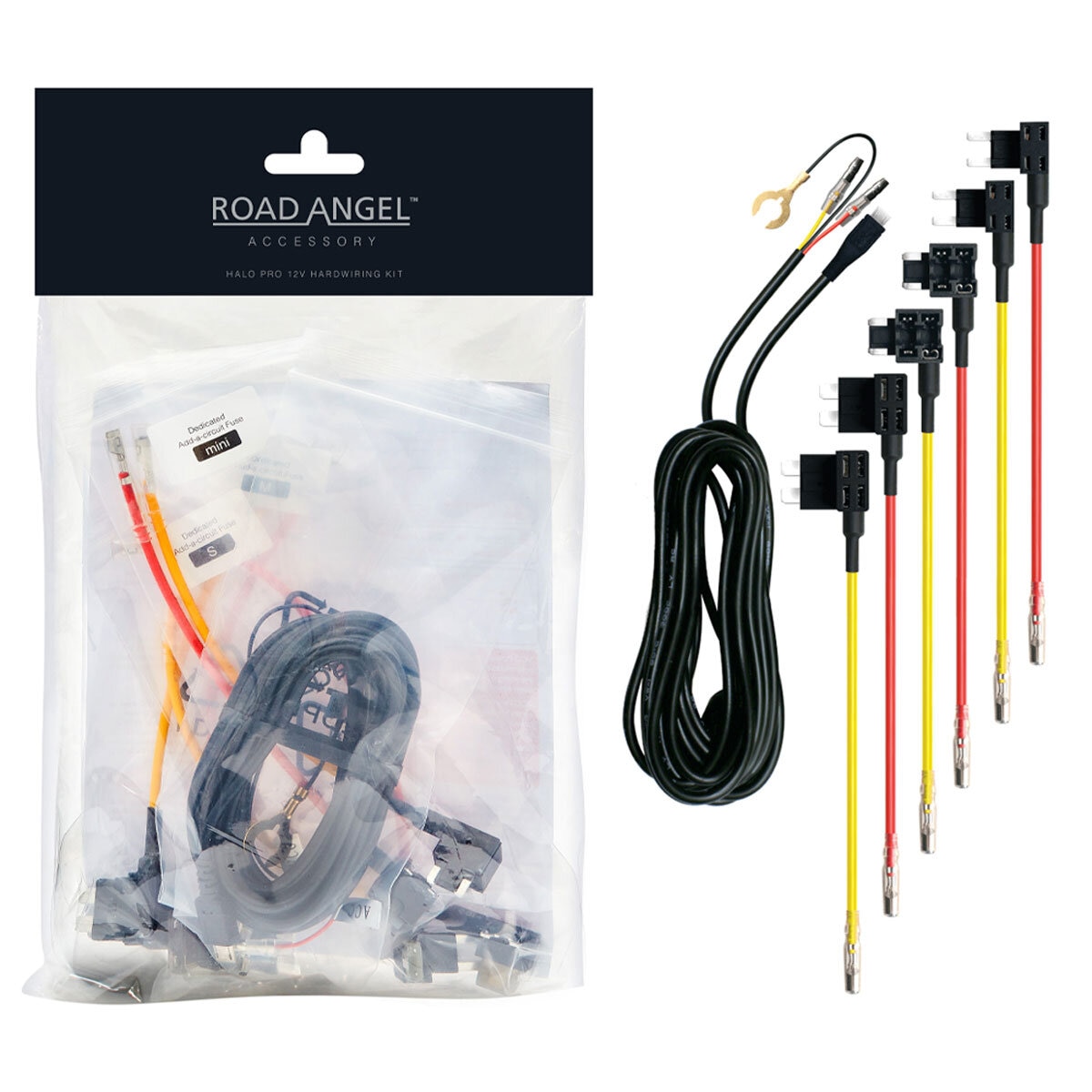 image showing hardwiring kit and contents